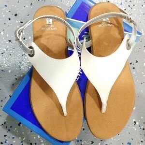 Mountain Women's Summer Sandal White Size 10 M